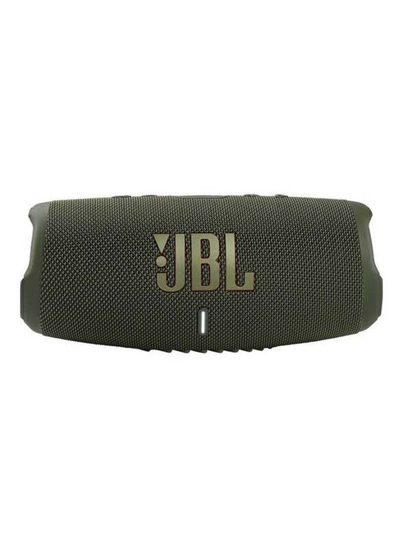 JBL Charge 5 Portable Speaker with Built-In Powerbank, Green