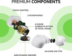 Belkin Soundform Play True Wireless In-Ear Earbuds, White