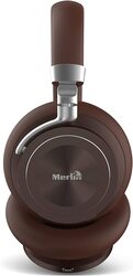 Merlin Virtuoso ANC Wireless Over-Ear Noise Cancelling Headphones, Brown