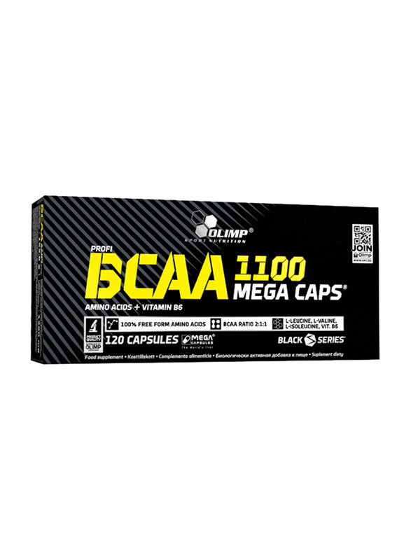 

Olimp BCAA 1100 Mega Caps, 120 Capsules, Regular