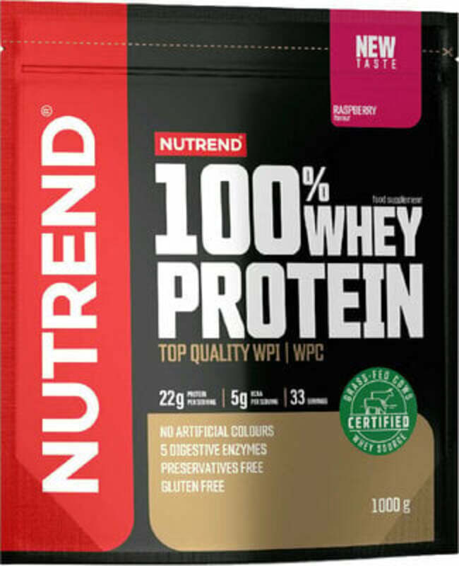 Nutrend 100% Whey Protein 1000g, Raspberry