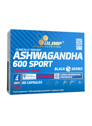 Olimp Ashwagandha 600 Sport Food Supplements, 60 Capsules, Regular