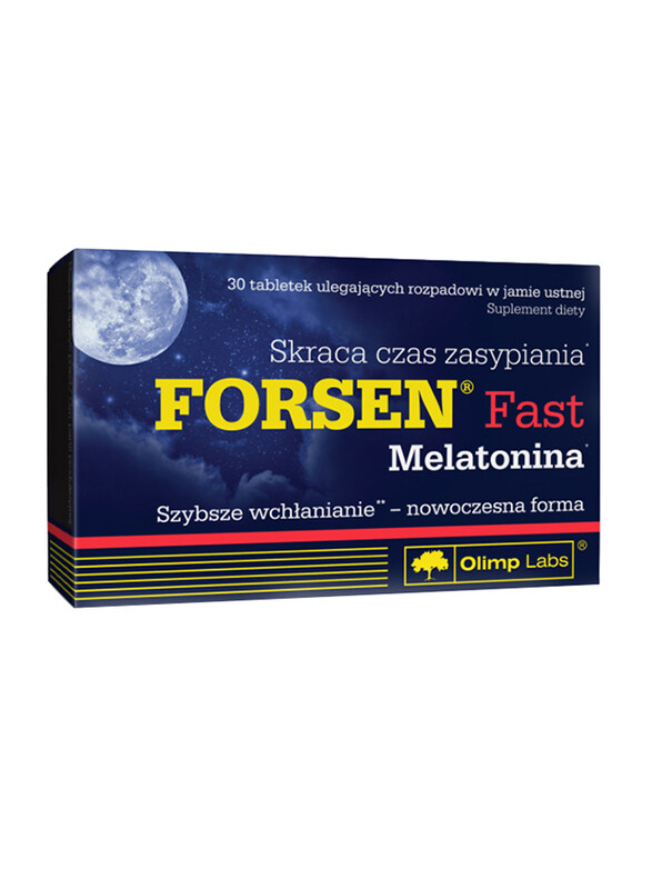 

Olimp Labs Forsen Fast Melatonina Supplement, 30 Tablets
