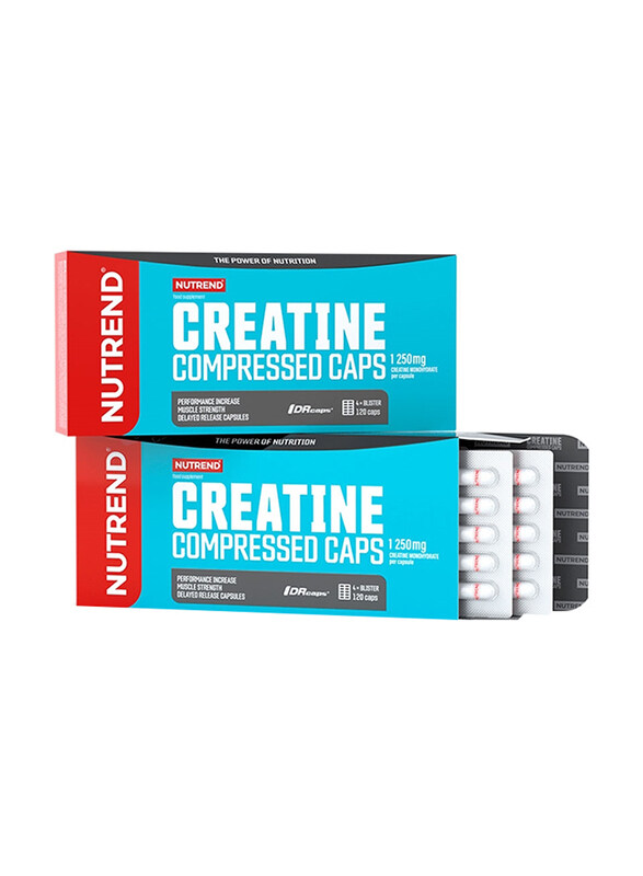 

Nutrend Creatine Compressed 1250MG Caps, 120 Capsules