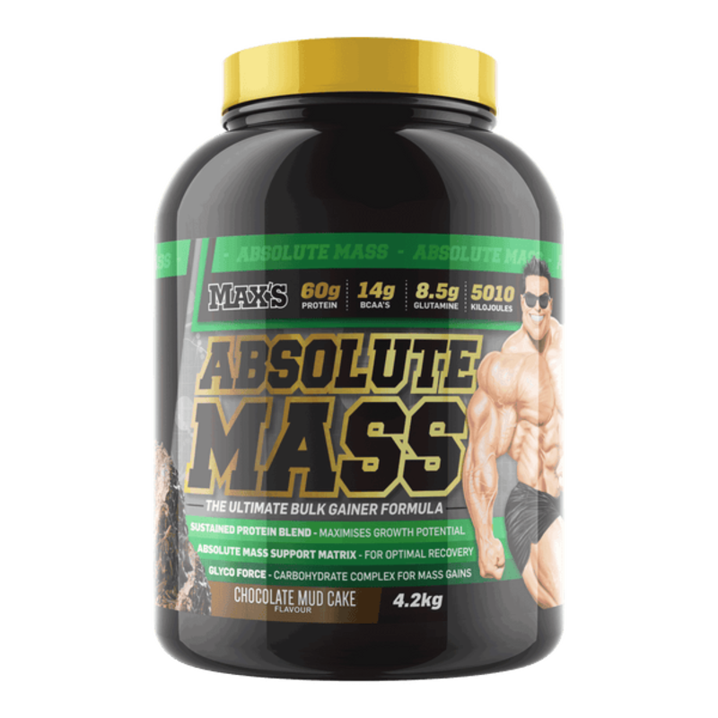 

All Nutrition MAX'S ABSOLUTE MASS 4.2KG (CHOCOLATE MUD CAKE)