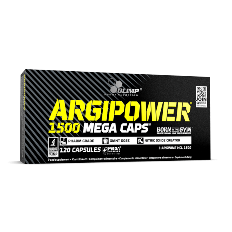 

All Nutrition Olimp Argi Power 1500 Mega Caps 120 caps