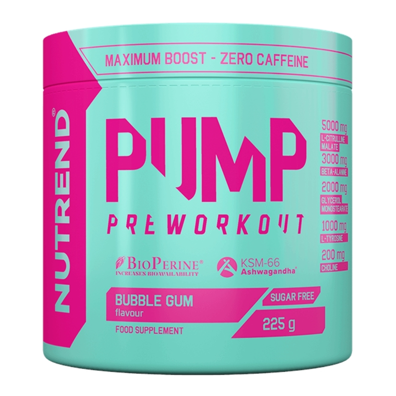 

All Nutrition Nutrend Pump Preworkout 225g, Bubble Gum