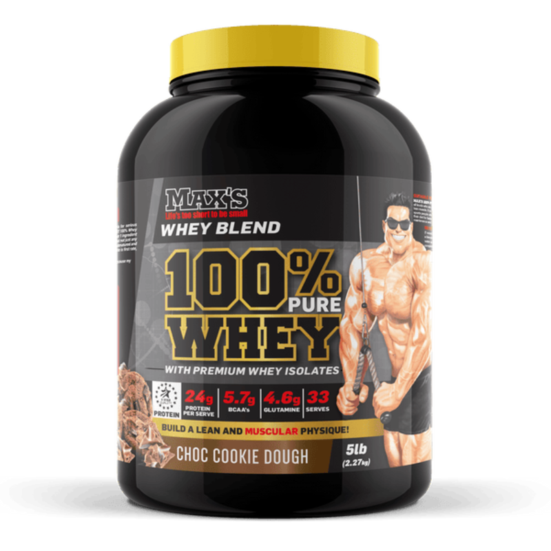 

All Nutrition MAX'S 100% WHEY 2.27KG (CHOC COOKIE DOUGH)