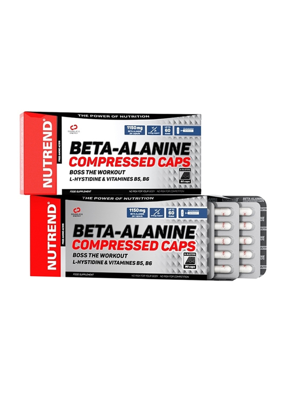 Nutrend Beta Alanine Compressed Caps, 90 Capsules