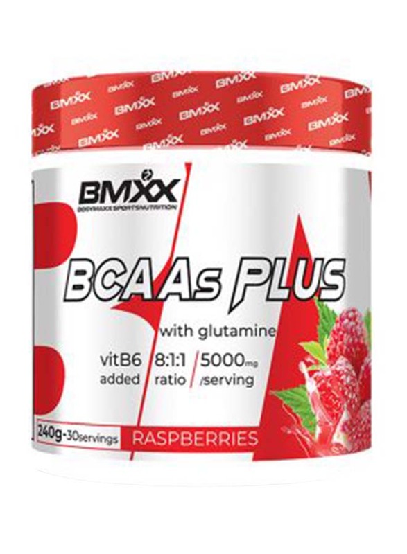 Bodymaxx Sports Nutrition BCAAs Plus, 240gm, Raspberry