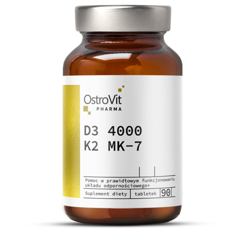 

OstroVit Pharma D3 4000 IU + K2 MK-7 90 tablets