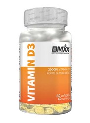 Bodymaxx Sports Nutrition Vitamin D3, 60 Softgels, Unflavoured