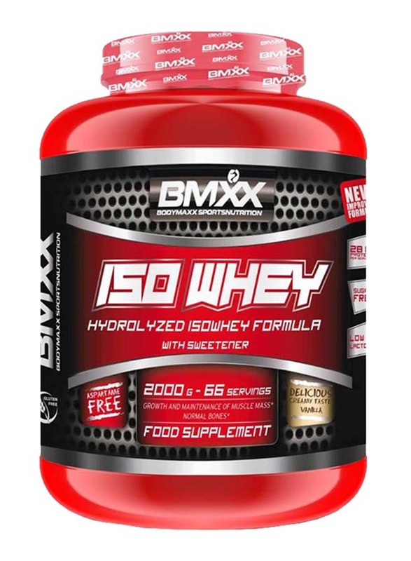 Bodymaxx Sports Nutrition Iso Whey, 2000gm, Vanilla