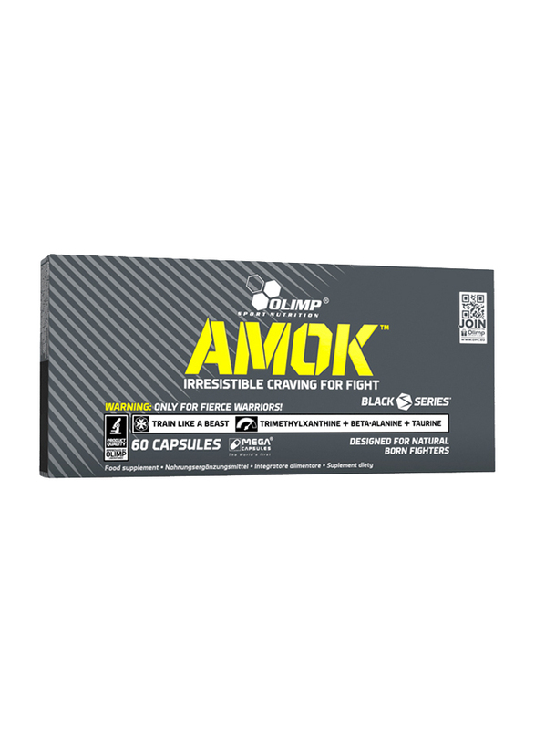 

Olimp Amok Power Caps, 60 Capsules, Regular