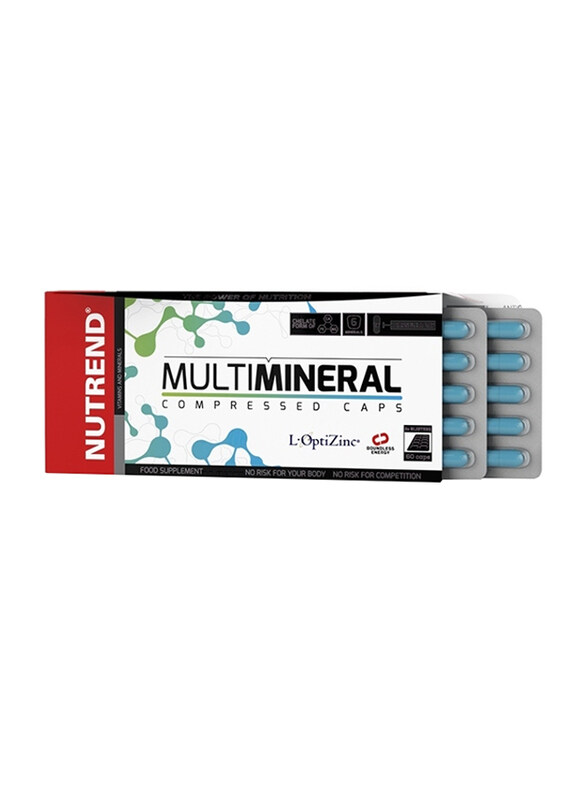 

Nutrend Multimineral Compressed Food Supplement, 60 Capsules