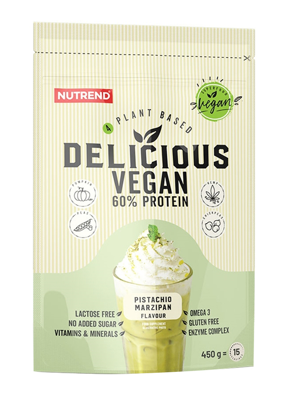 Nutrend Delicious Vegan Protein, 450g, Pistachio & Marzipan