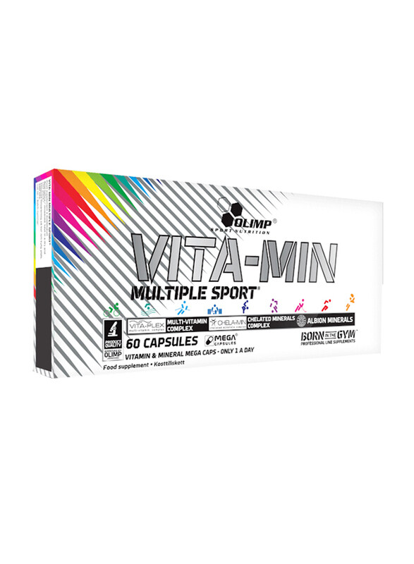 

Olimp Vita-Min Multiple Sport Mega Caps, 60 Capsules, Regular