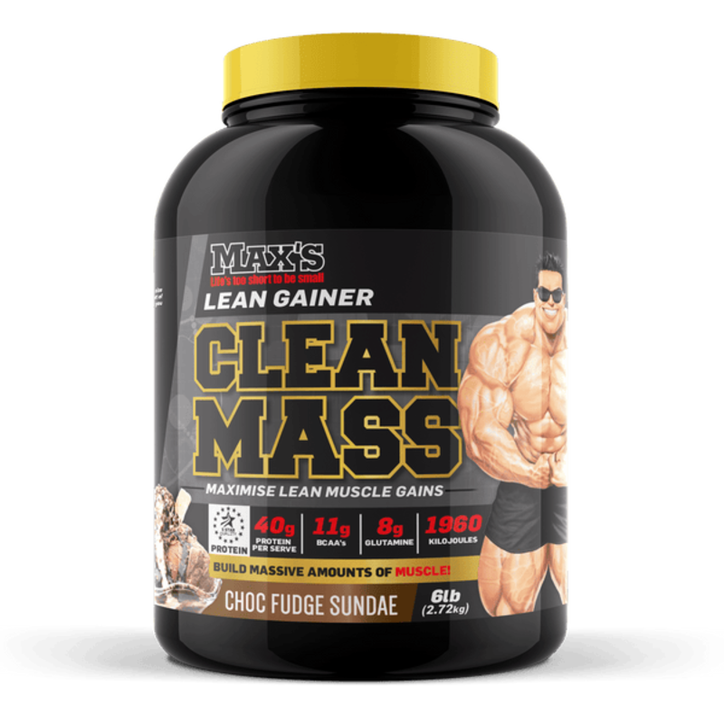 

All Nutrition MAX'S CLEAN MASS 2.72KG (CHOC FUDGE SUNDAE)