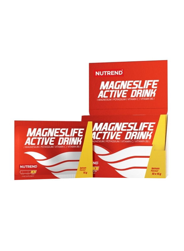 Nutrend Magneslife Active Drink, 15g, Lemon