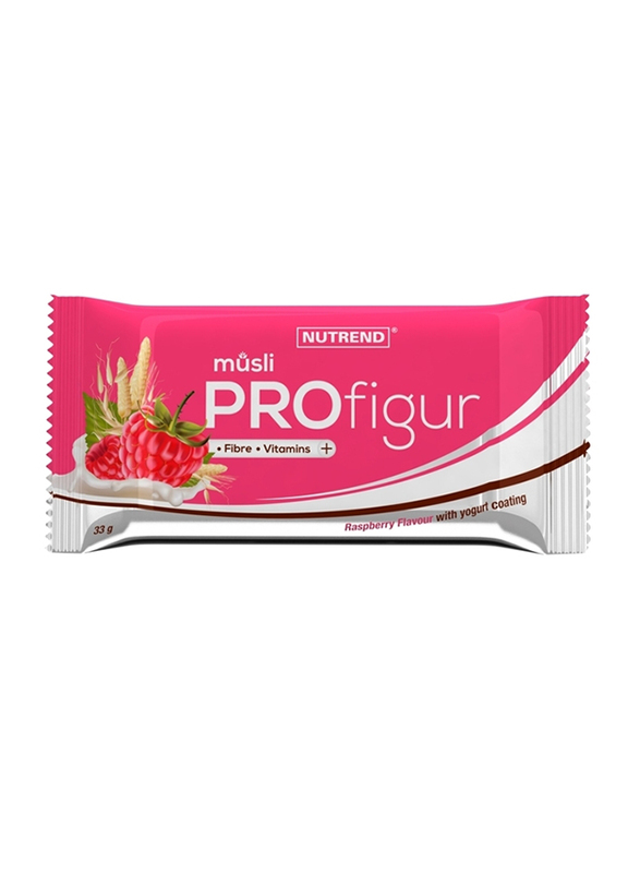 Nutrend Profigur Musli with Yougurt Coating, 33g, Raspberry