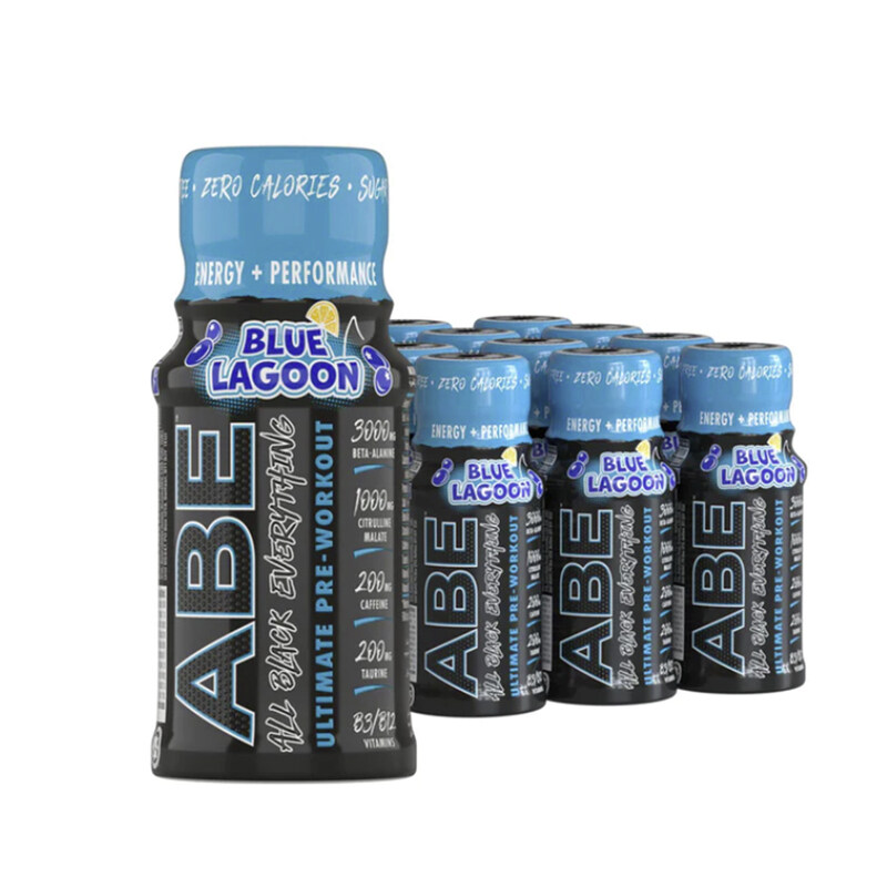 

All Nutrition Applied Nutrition ABE Shot 12 x 60mL, Blue Lagoon