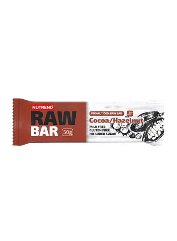 

Nutrend Raw Bar, 50g, Cocoa & Hazelnut