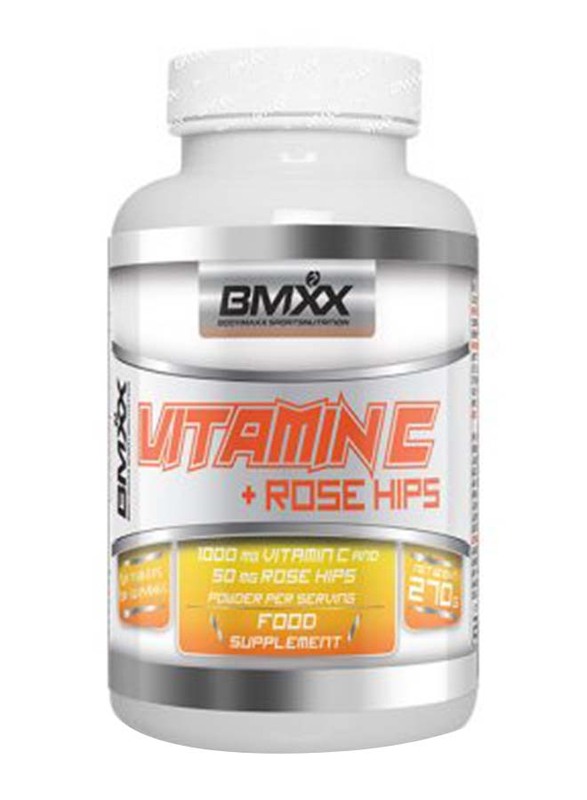 Bodymaxx Sports Nutrition Vitamin C + Rose Hips, 120 Tablets, Unflavoured