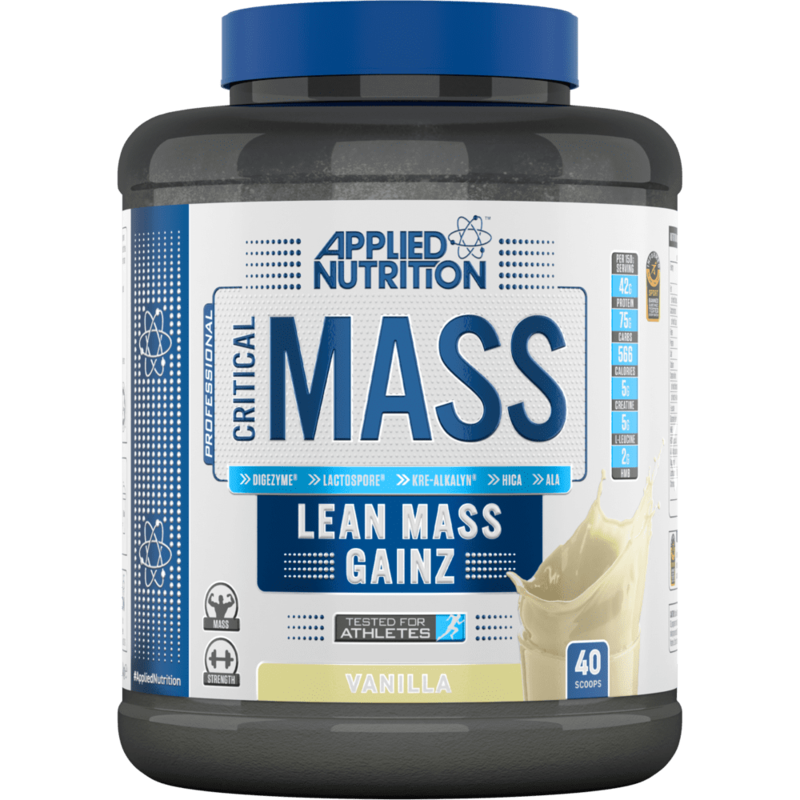 

All Nutrition Applied Nutrition Critical Mass 2.4kg, Vanilla Flavour