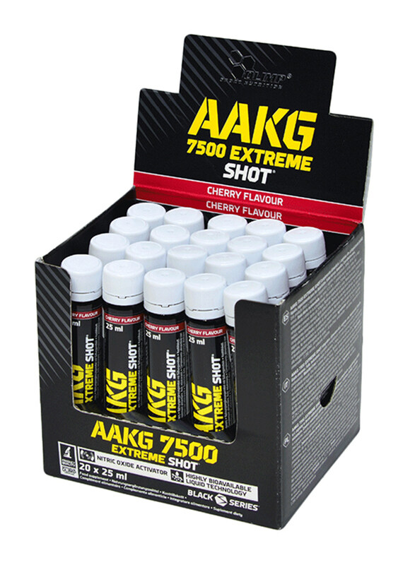 

Olimp AAKG 7500 Extreme Shot, 20 x 25ml, Cherry