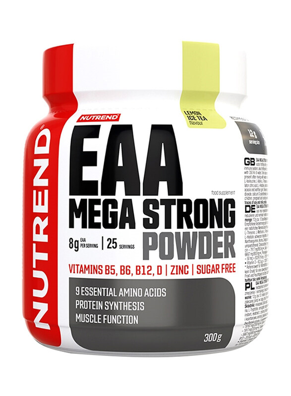 

Nutrend EAA Mega Strong Powder, 300g, Lemon Ice Tea