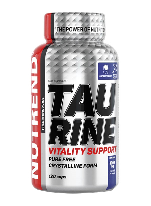 Nutrend Taurine Vitality Support, 120 Capsules