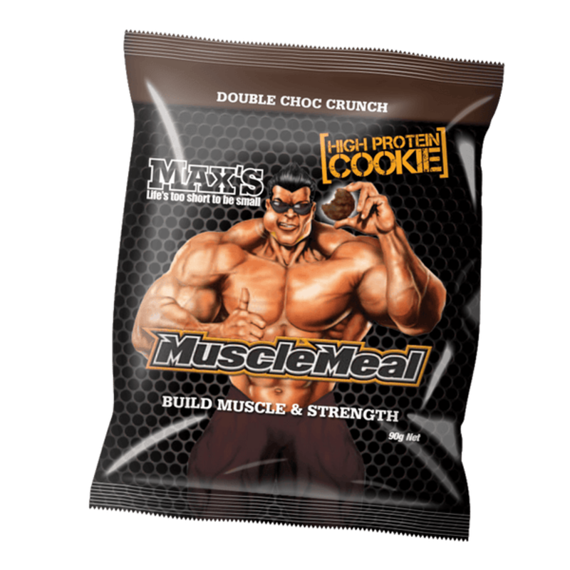 

All Nutrition MAX'S MUSCLE MEAL COOKIE 90G (DOUBLE CHOC CRUNCH)