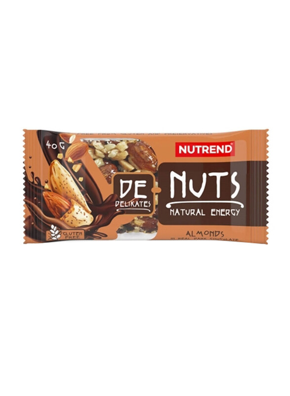 

Nutrend Denuts Bar, 40g, Almonds in Dark Chocolate