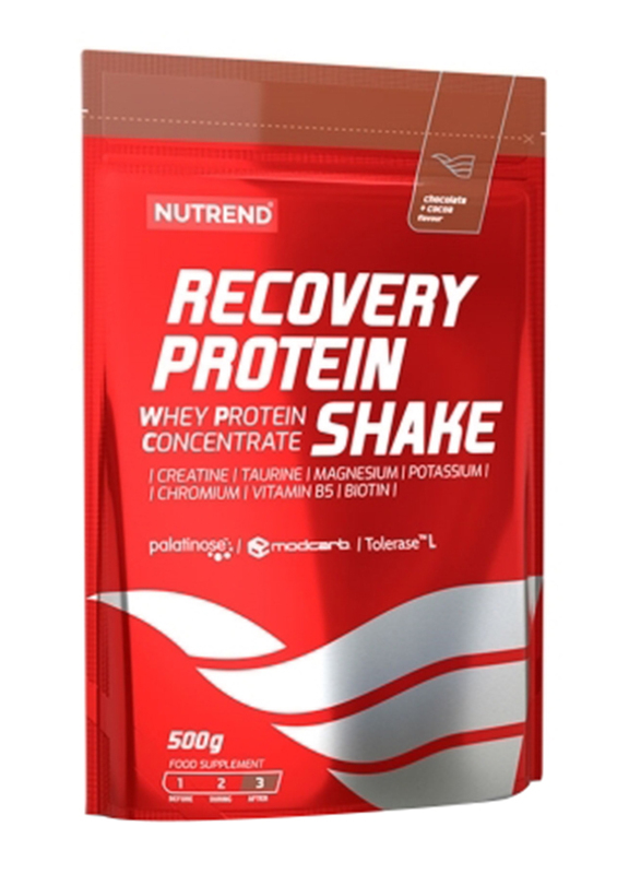 Nutrend Recovery Protein Shake Powder, 500g, Chocolate & Cocoa