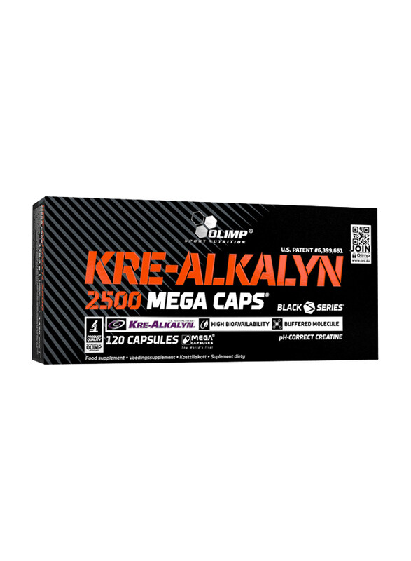 

Olimp Kre-Alkalyn 2500 Mega Caps, 120 Capsules, Regular