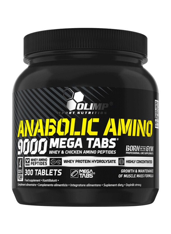 

Olimp Anabolic Amino 9000 Mega Tabs, 300 Tablets, Regular