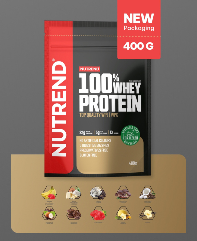 Whey Protein 100% 400 Grams Strawberry