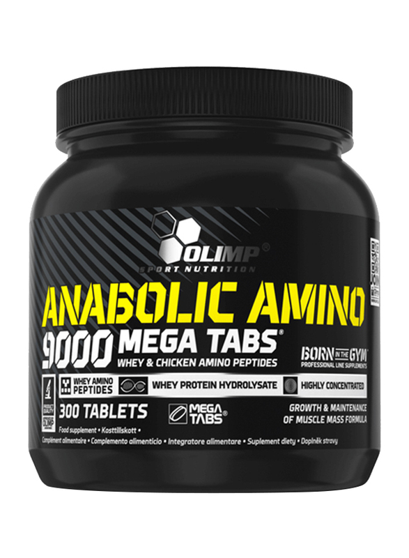 Olimp Anabolic Amino 9000 Mega Tabs, 300 Tablets, Regular