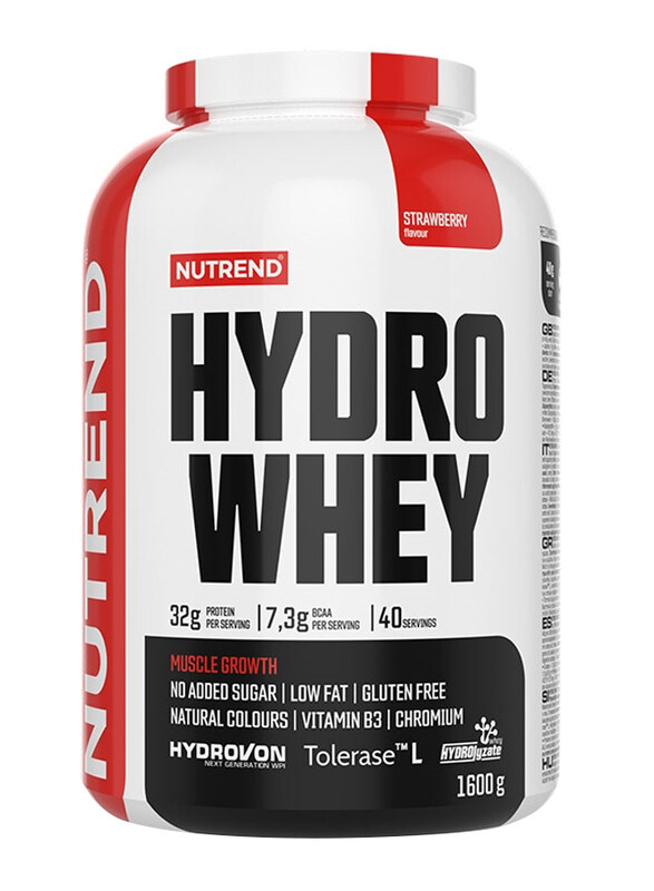 

Nutrend Hydro Whey Protein Powder, 1600g, Strawberry