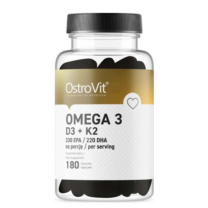 

OstroVit Omega 3 D3+k2 180 caps