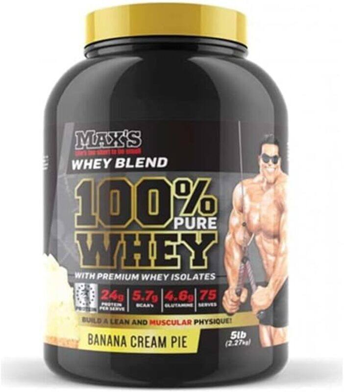 

All Nutrition MAX'S 100% WHEY 2.27KG, BANANA CREAM PIE