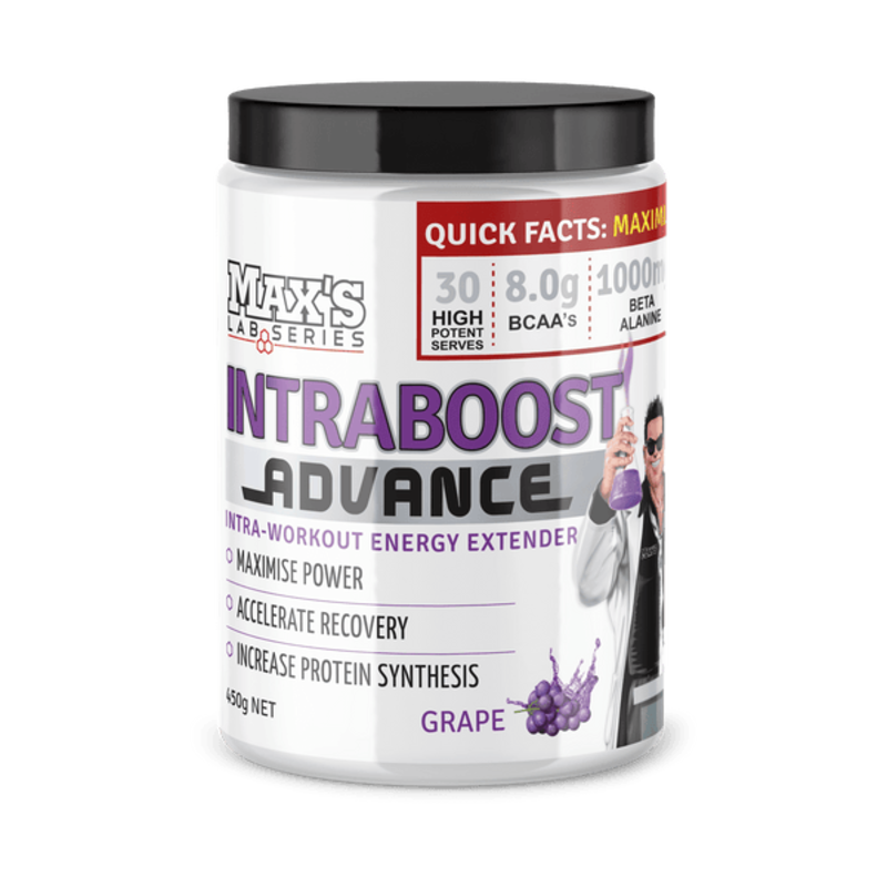 

All Nutrition MAX'S LAB SERIES INTRABOOST ADVANCE 450G (GRAPE)