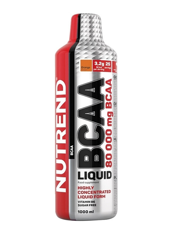 

Nutrend BCAA Liquid Amino Acid, 80000mg, 1000ml, Orange