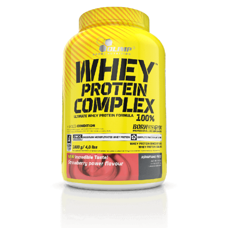 Olimp Whey Protein Complex 100% 1800g, Strawberry