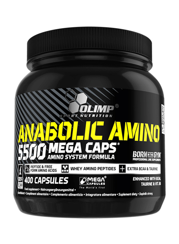 Olimp Anabolic Amino 5500 Mega Caps, 400 Capsules, Regular
