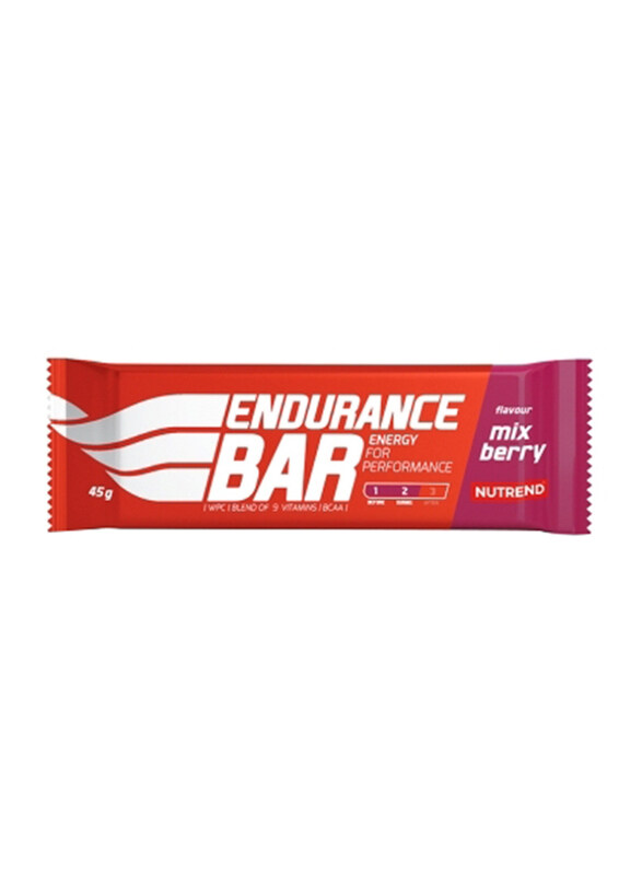 

Nutrend Endurance Bar, 45g, Mixed Berry