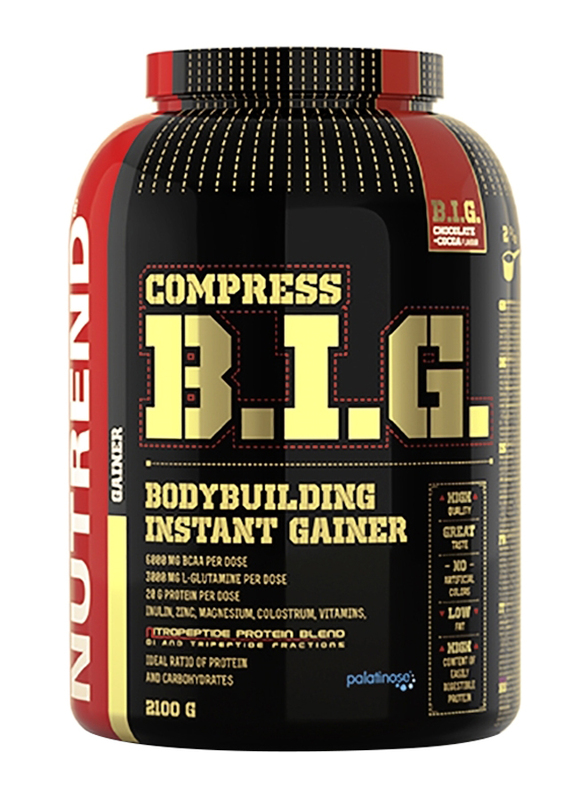 Nutrend Compress B.I.G Bodybuilding Instant Gainer, 2100g, Chocolate & Cocoa