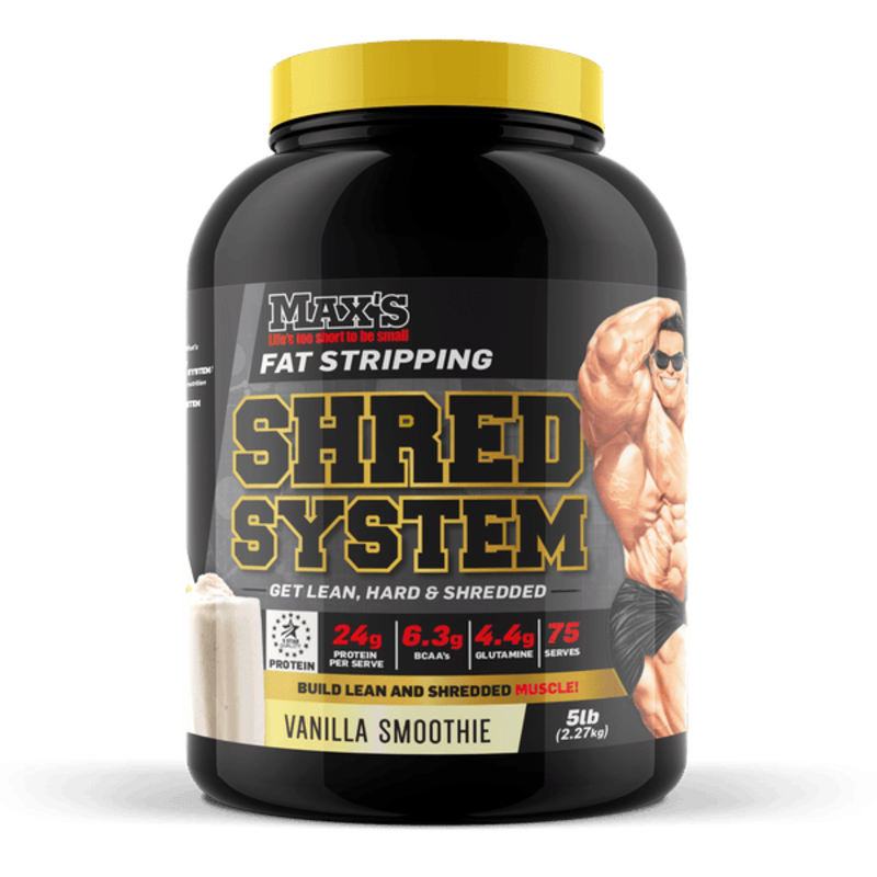 

All Nutrition MAX'S SHRED SYSTEM 2.27KG (VANILLA SMOOTHIE)