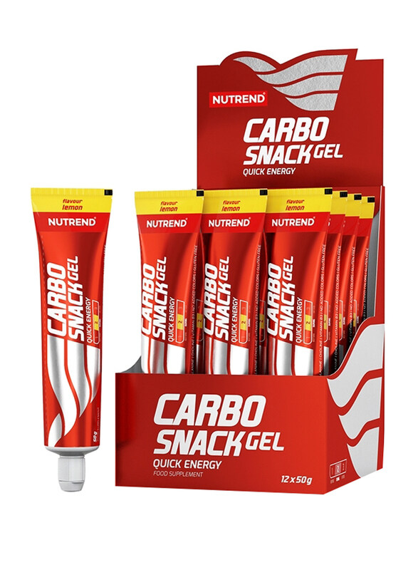 

Nutrend Carbo Snack Energy Gel, 12 x 50g, Lemon