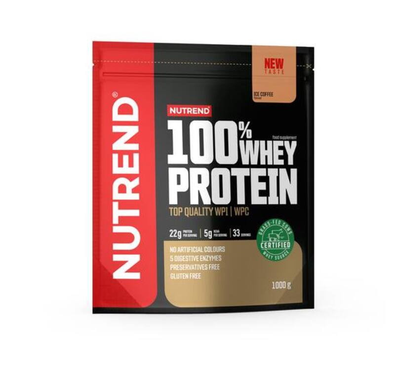 Nutrend 100% Whey Protein 1000g, Ice Coffee